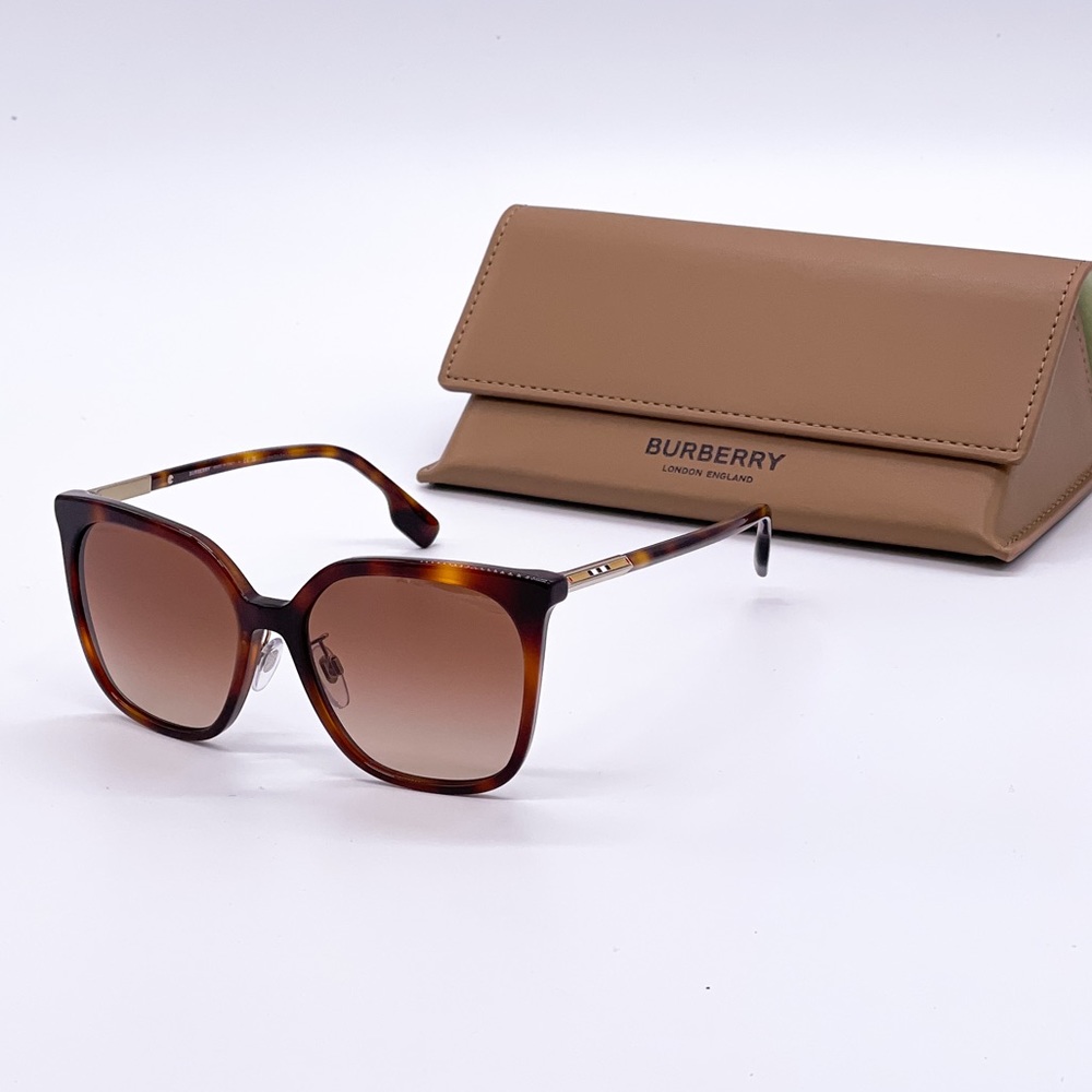 NEW BURBERRY EMILY  BE4347F 3316/13 WOMEN’S SUNGLASSES BURBERRY BE4347 BROWN